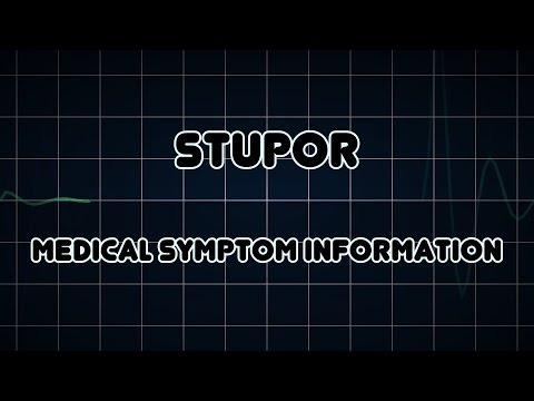 Stupor (Medical Symptom)