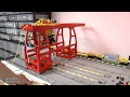 WIP Lego train container terminal automated by Arduino E08 working crane