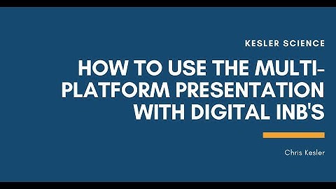 Kesler Science 5E Lessons - How to Use the Standard Presentation & Digital INB