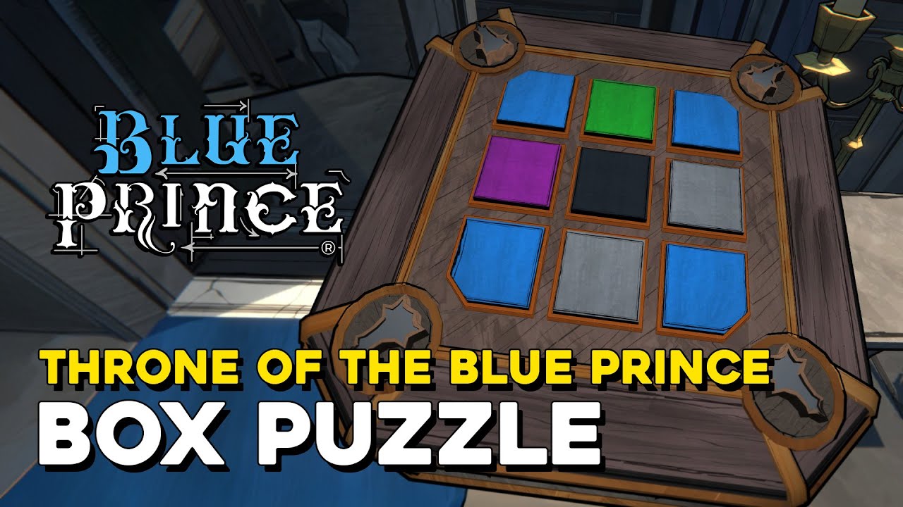 Blue Prince Throne Of The Blue Prince Box Puzzle Solution - YouTube