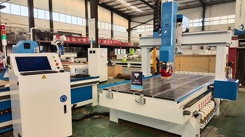 Blue Elephant 1330 ATC CNC machine test video for Australian customer