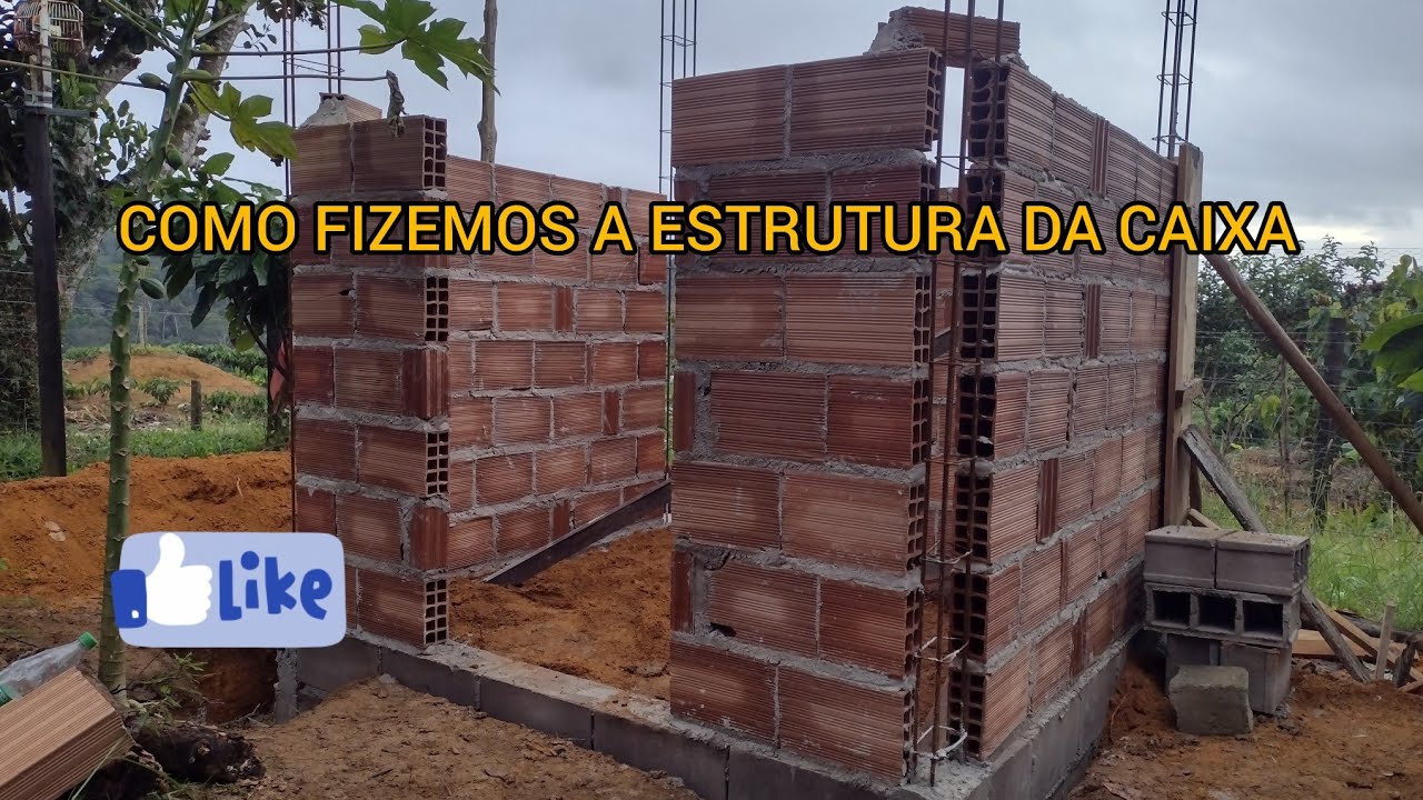 COMO FIZEMOS A ESTRUTURA PARA CAIXA D'ÁGUA 