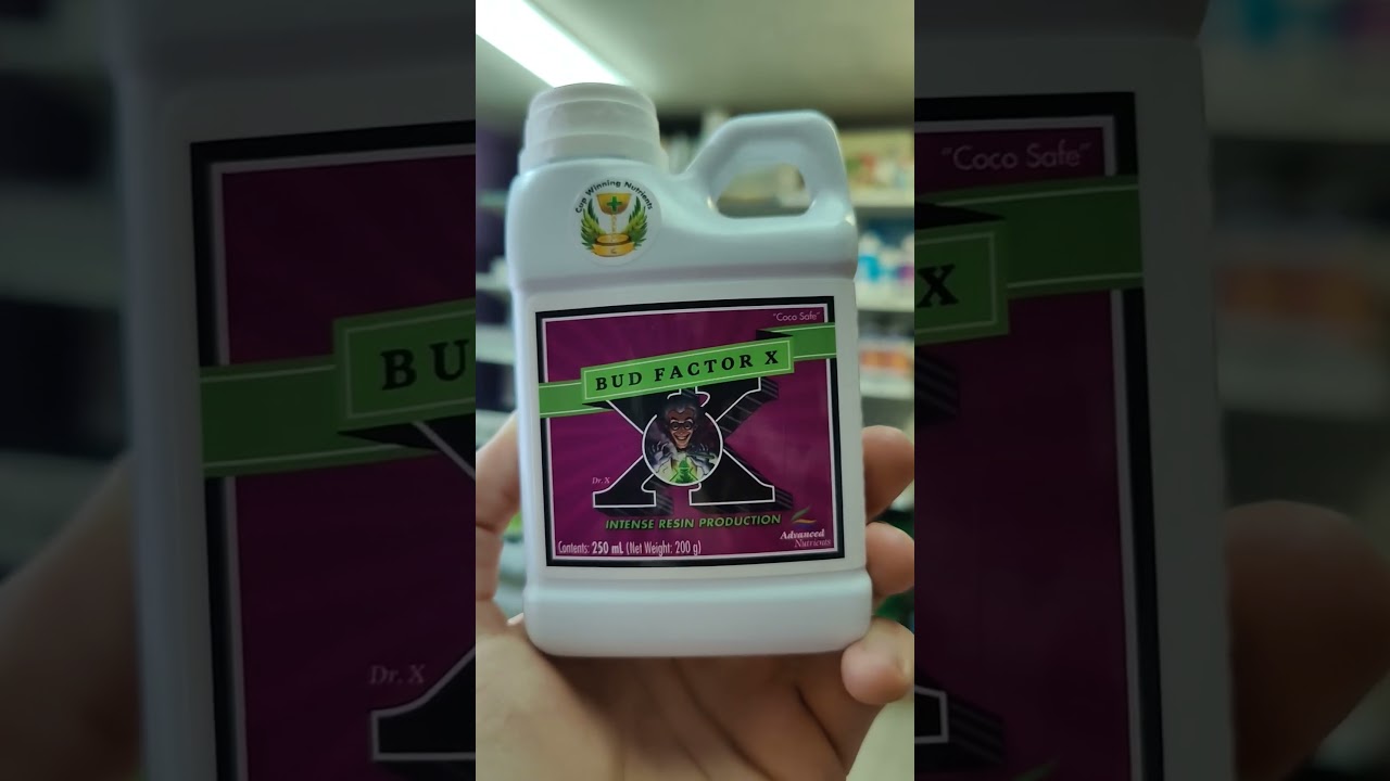 Bud factor X advanced nutrients, стимулятор выработки смол и эфирных масел и средство защиты