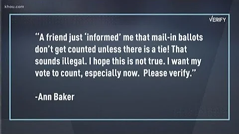 VERIFY: Are absentee ballots counted?