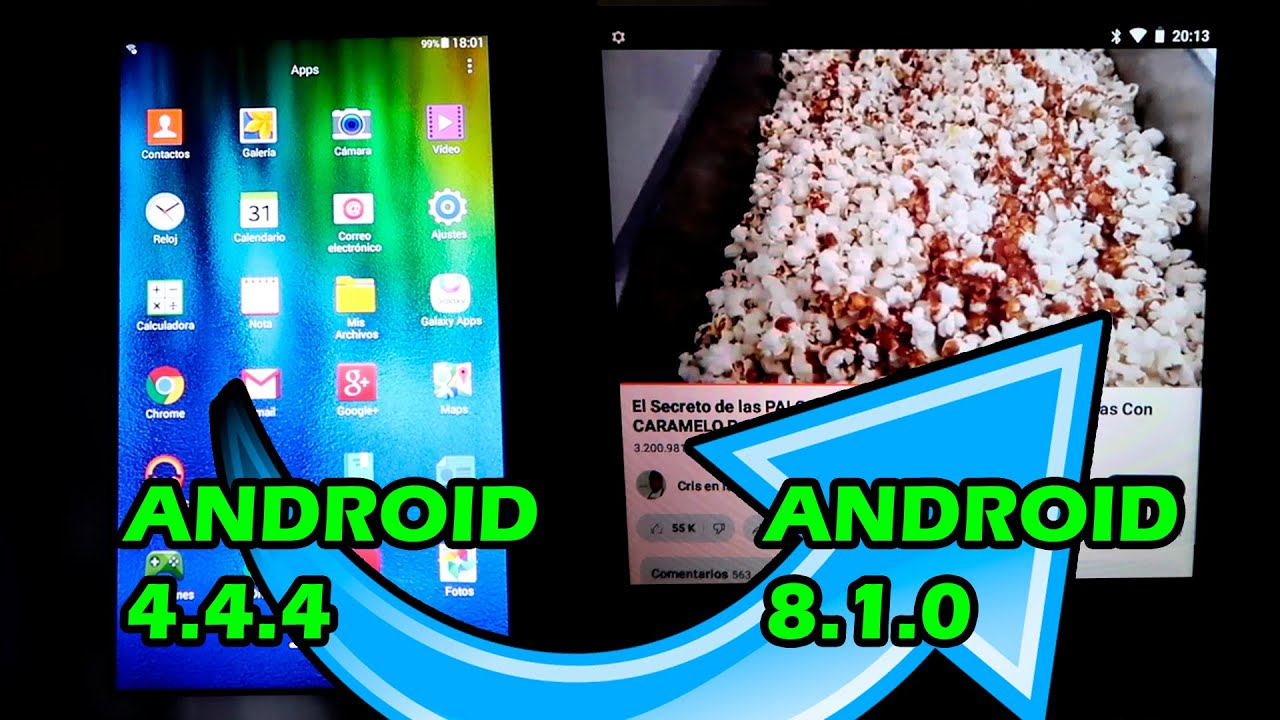 CÓMO ACTUALIZAR DE ANDROID 4.4 A 8.1 EN LA TABLET SAMSUNG TAB E LITE SM-T113 7''! | Serch Geek