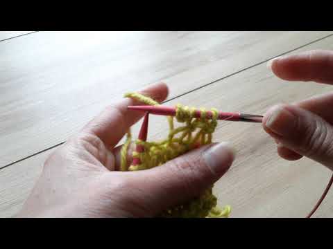 TUTORIAL - Knit, yo, knit increase (KYOK)