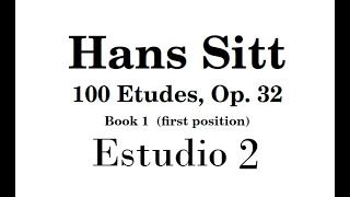 Hans Sitt (Estudios, Op 32) Libro 1 - Lección 2