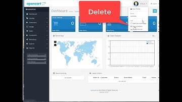 How to opencart 3.0.x remove help menu from admin panel