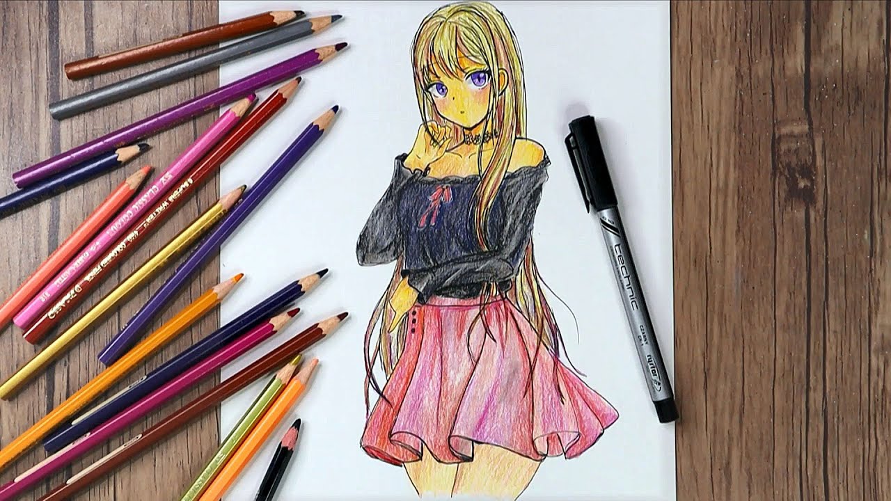 Simple Anime-style Coloring Techniques | Art Rocket