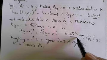Axiomatic Set Theory Lecture 16