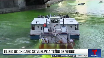 ¿A qué hora tiñen de verde el río en Chicago 2023?