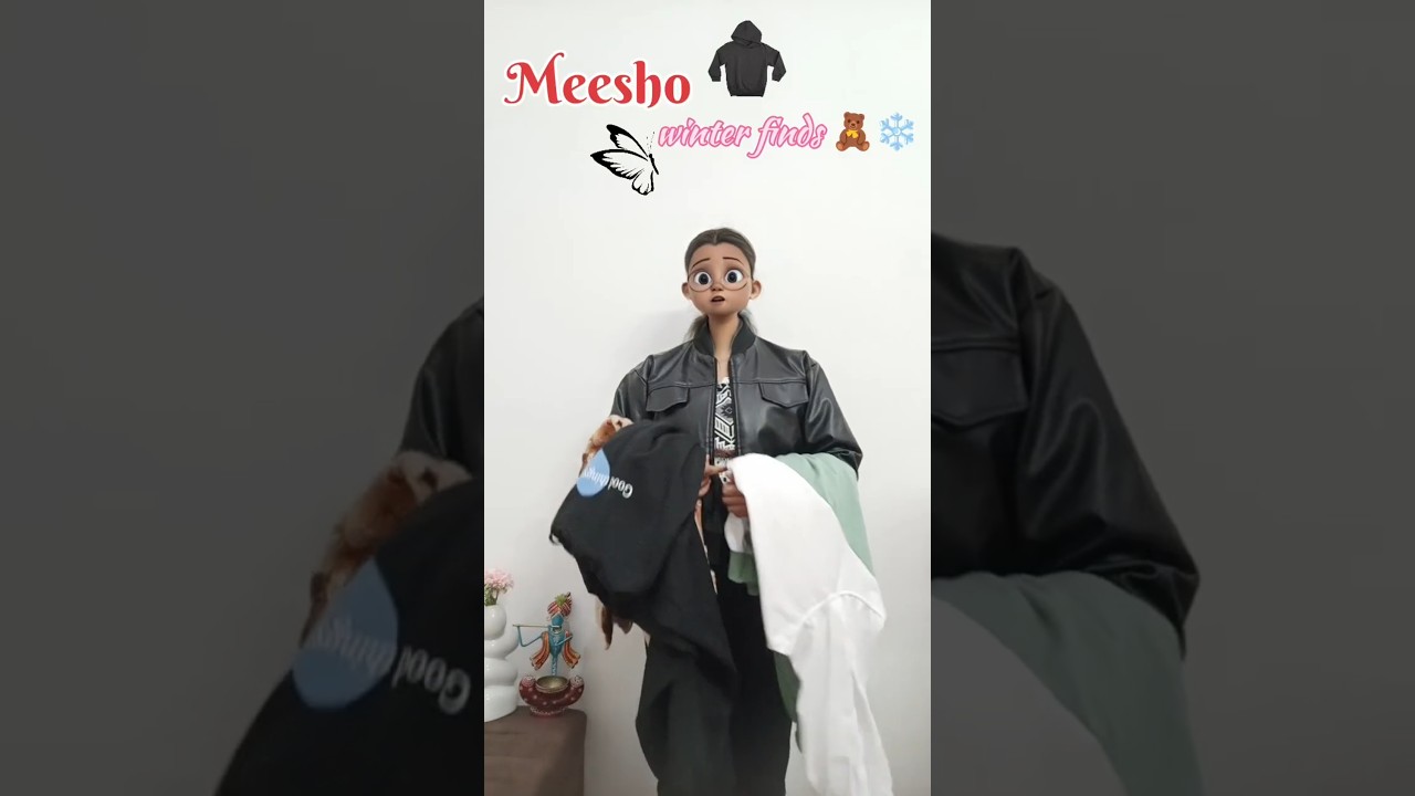 Meesho fleece hoodie 🧥  Meesho affordable winterwear Haul 🧸❄️ Meesho finds 😅💖
