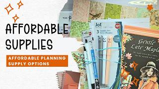 Plan With Me: Affordable Planning Supplies - Amazon, Dollar Tree