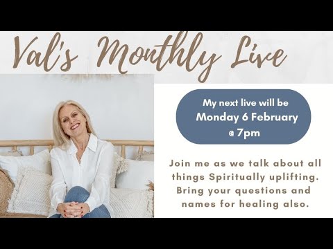 Val's monthly Spiritual Chat