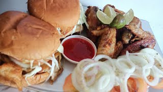 super fast burgur making egg bun kabab best burger recipe #paricookingwithvologs#