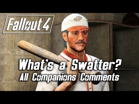 Fallout 4 - What&rsquo;s a Swatter? - All Companions Comments