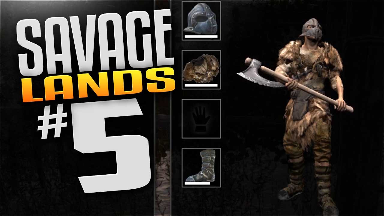 Savage Lands Gameplay - EP 5 - CRAFTING ARMOR! (Let's Play Savage Lands)