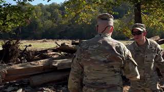 Infantry Squad Vehicle Aids in Reaching Remote Areas After Hurricane Helene