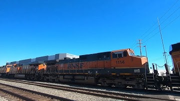 6 Loco BNSF intermodal ft H1 Dash 9