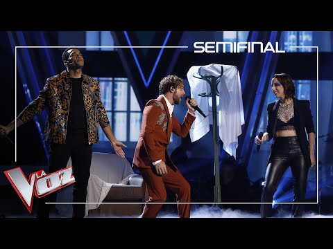 David Bisbal canta con Carlos Ángel y Diana 'El ruido' | Semifinal | La Voz Antena 3 2021