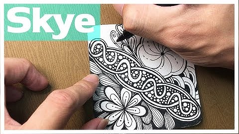 Mr. kidd_Zen tangle Art Skye＃26