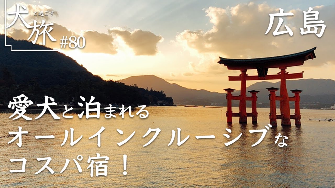 【みやじま庵 廣島｜広島】愛犬と宮島の旅。オールインクルーシブのお宿でゆるりと過ごす
