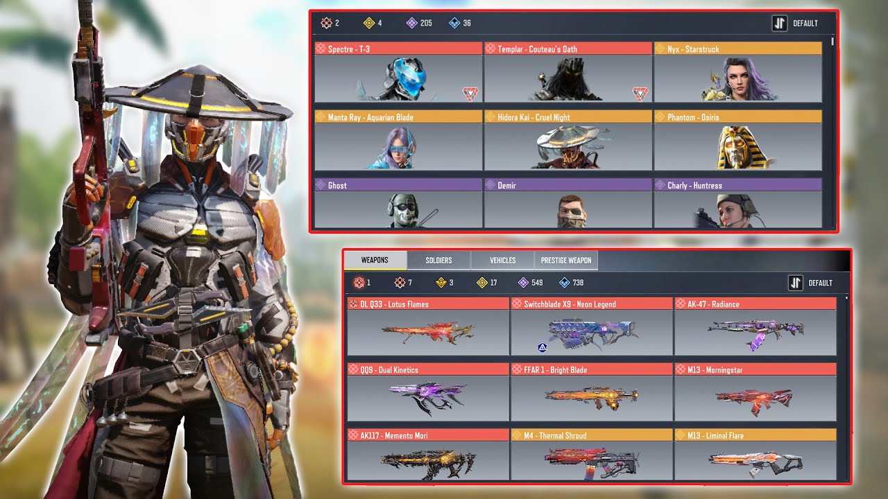 PAKAI AKUN SULTAN PUSH RANKED VETERAN - LEGENDARY - LIVE CODM Indonesia - Top Up di Ditusi Gaming