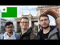 Esperanto promenado en Caricino parko