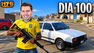 100 DIAS no GTA BRASILEIRO 171 realista 