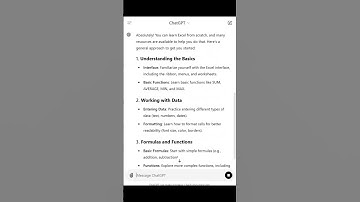 Does chat GPT help in Excel?