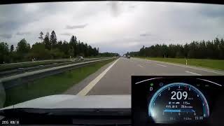 Autobahn emergency braking at 200 km/h