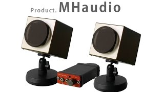 美品 MH Audio WAON スピーカー ナチュラル + 純正スタンド MH audio /WAON stand スピーカー・スタンド(ペア) - Maestro Garage
