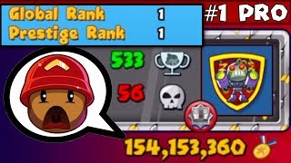 How I BEAT The #1 PLAYER IN THE WORLD in Bloons TD Battles...