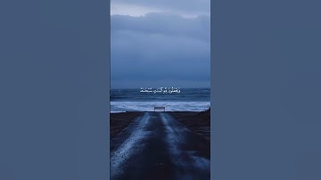 وإذا بشر أحدهم بالأنثى ظل وجهه مسودا وهو كظيم 💜🌹القران الكريم بصوت عبدالرحمن مسعد 🎧 😌