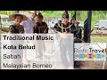 Traditional Music, Sabah, Malaysian Borneo. Kota Belud Tamu (Market)