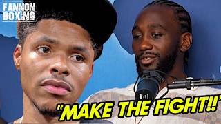 FINALLY! TERENCE CRAWFORD PRESSES SHAKUR STEVENSON TO FIGHT! SAYS IT'S TIME FOR GERVONTA DAVIS!