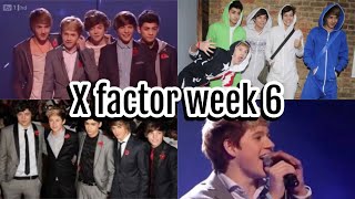 One Direction Timeline X factor week 6