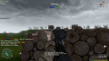 COD2 Sniper Server: Dzson Dzsiiii using Aimbot