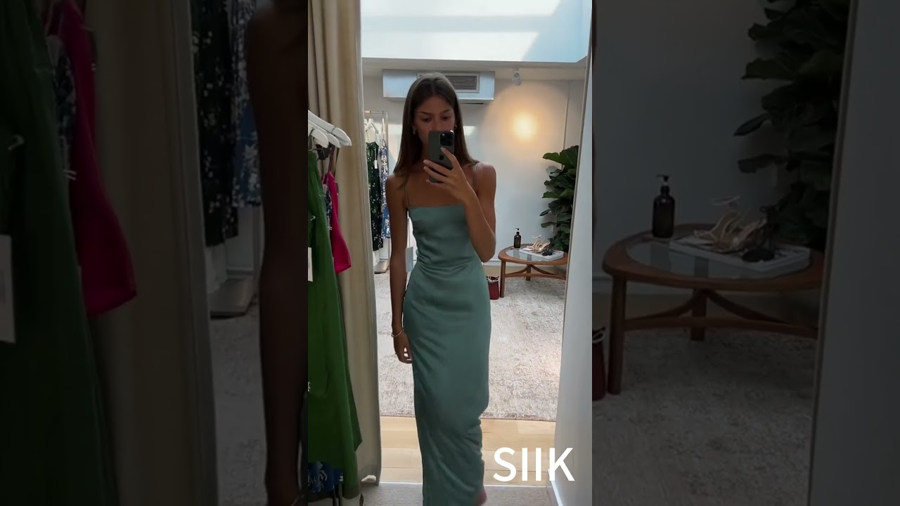Can a Simple Silk Dress Still Turn Heads 😍 What Do You Think ?
