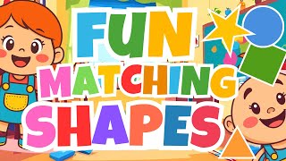 Learn Shape Matching Game – Fun for Preschoolers 🧩