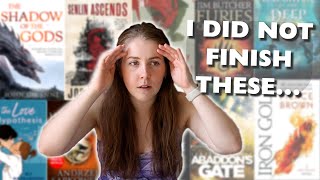 Every book i DNF'd in 2022