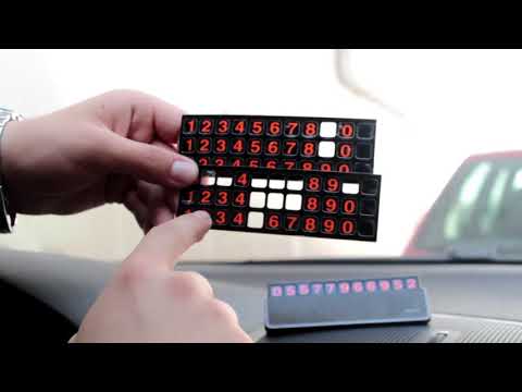 Baseus Hermit Temporary Parking Number Card Baseus Hermit Temporary Parking Number Card