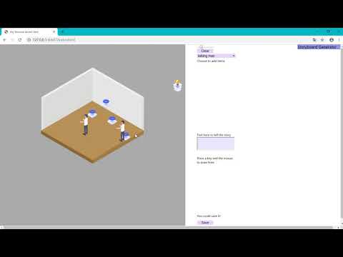 Storyboard Generator made by P5.js demo