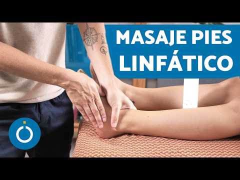 MASAJE para PIES HINCHADOS por RETENCIÓN de LÍQUIDOS 💧 Masaje Drenante Pies Hinchados