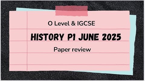 History Paper 1 | Review for June 2025 | Pakistan Studies IGCSE & O level 2059 | WS Studio