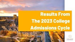 Results From The 2023 College Admissions Cycle by College MatchPoint 7,462 views 11 months ago 1 hour, 1 minute