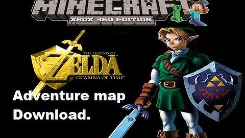 MineCraft xbox 360 edition: Zelda Ocarina of time adventure map download