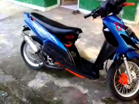 modifikasi motor mio road race 2 terkeren