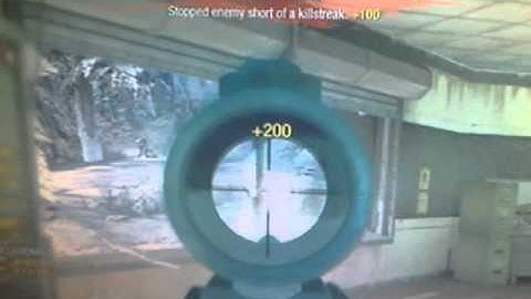 Me owning with M16 on Array Cod Black OPS