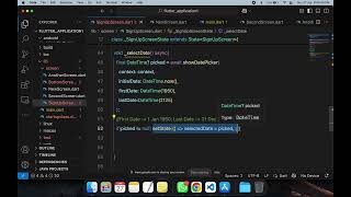 Flutter - Building of Signup Screen - Part 2 - Text Field, Switch, Date Picker, Time and other